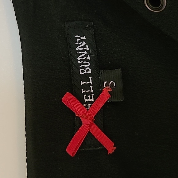 Hell Bunny Onyx Dress || Black || Small - Picture 9 of 9